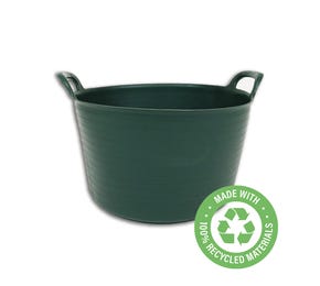 15L Recycled Plastic Green Flexi Tub 